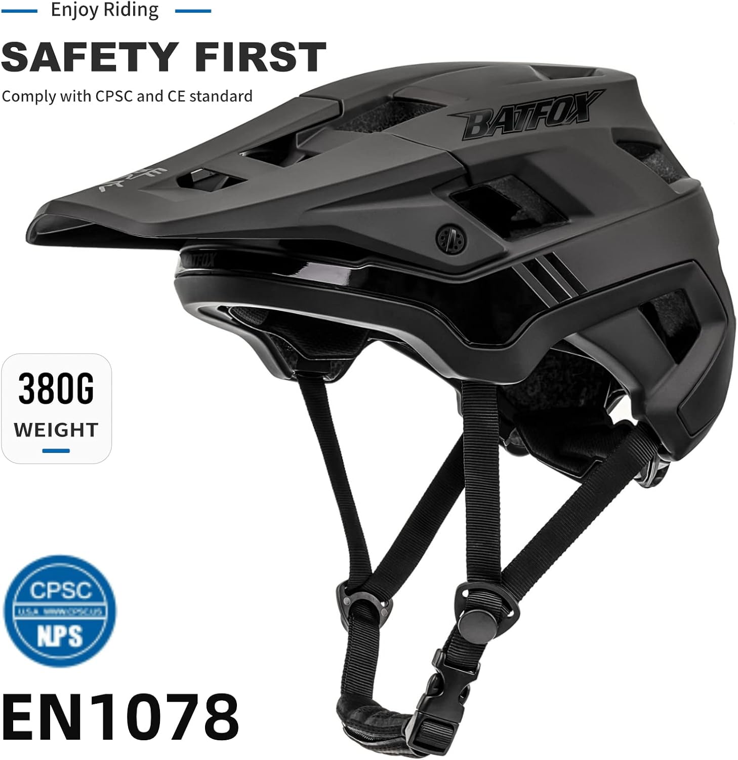 Black L(56-61CM) Bike Helmet V239