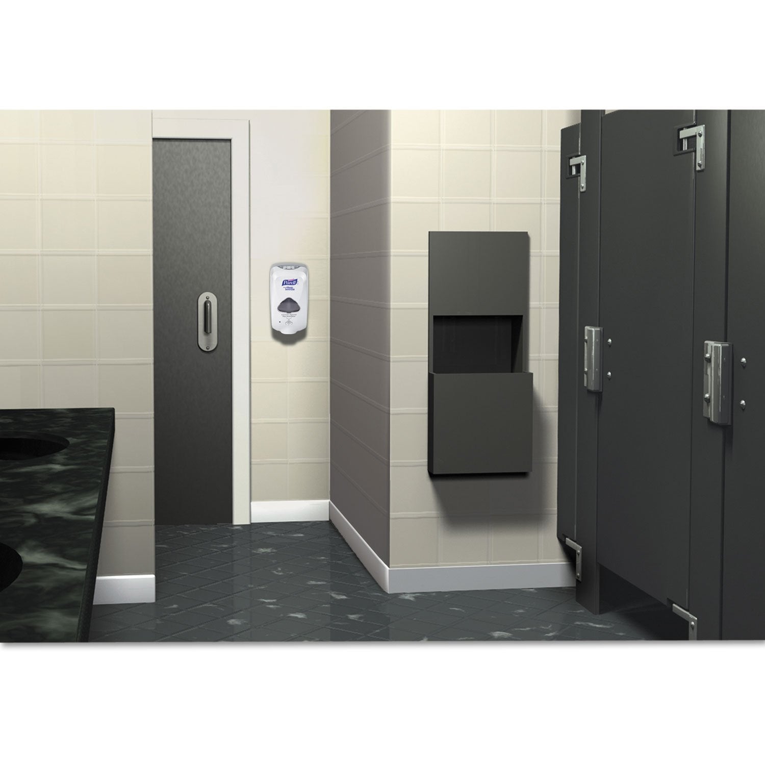 Dove Grey Foam Hand Sanitizer Dispenser for 1200 mL Refills C34401