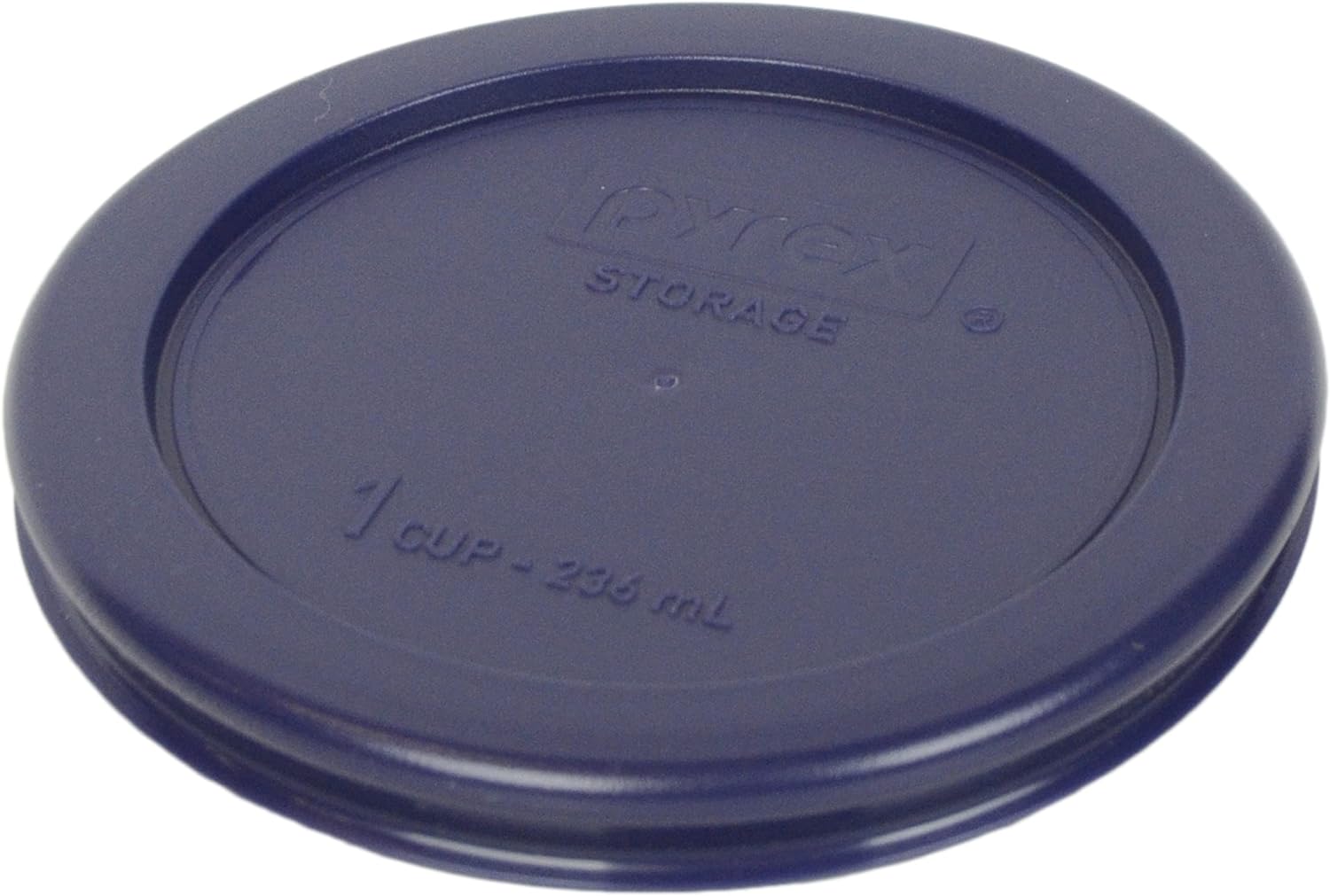 1-Cup Glass Bowls with Dark Blue Lids W940