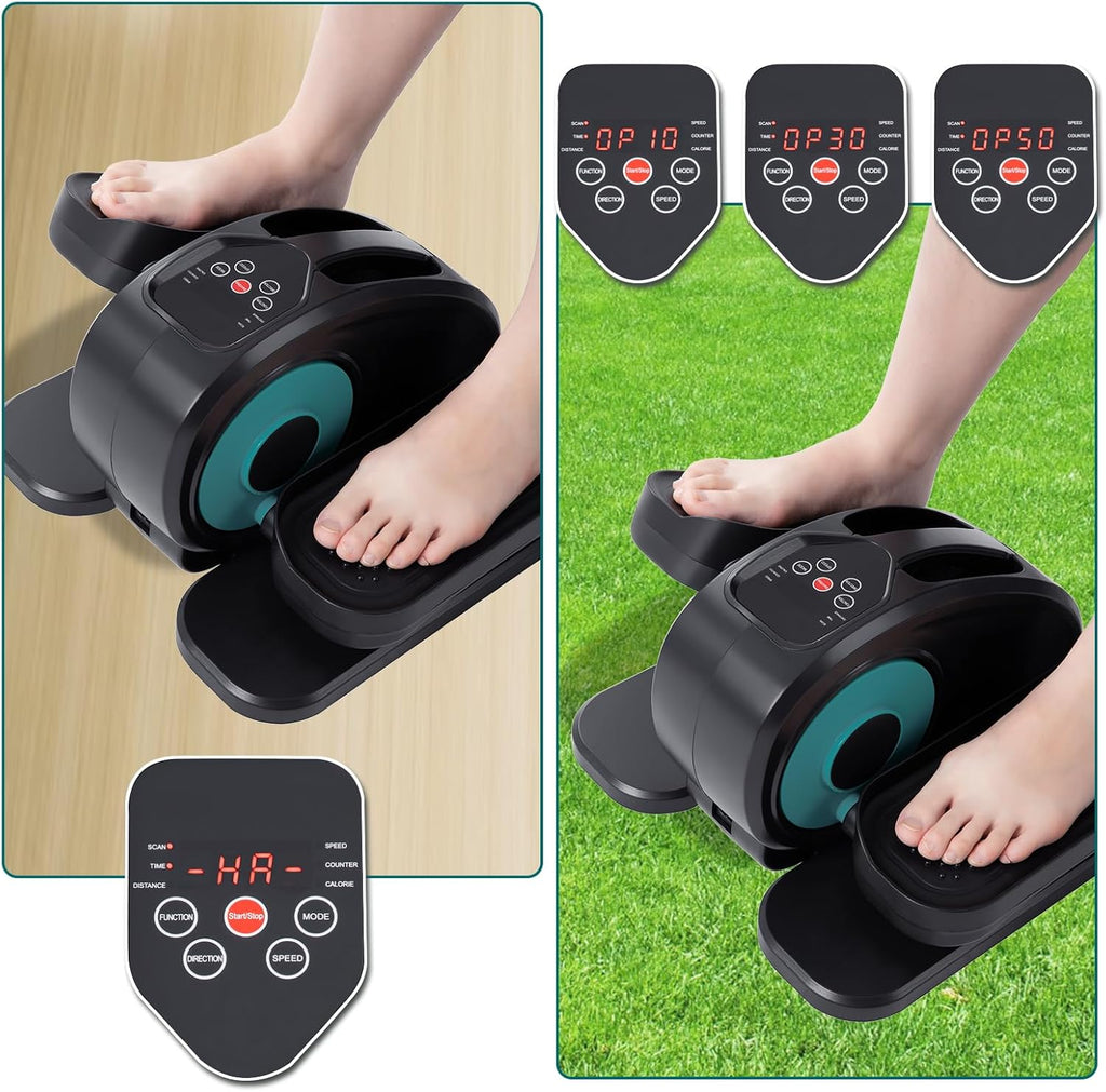 Electric Seated Pedal Exerciser with LCD Monitor and Remote Control Z5581