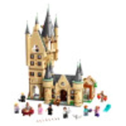 LEGO Harry Potter Hogwarts Astronomy Tower Castle Toy Playset with 8 Character Minifigures G49737