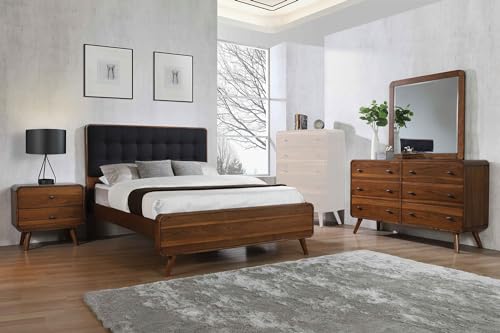 Dark Walnut Eastern King Bed 4-Piece Set X549009
