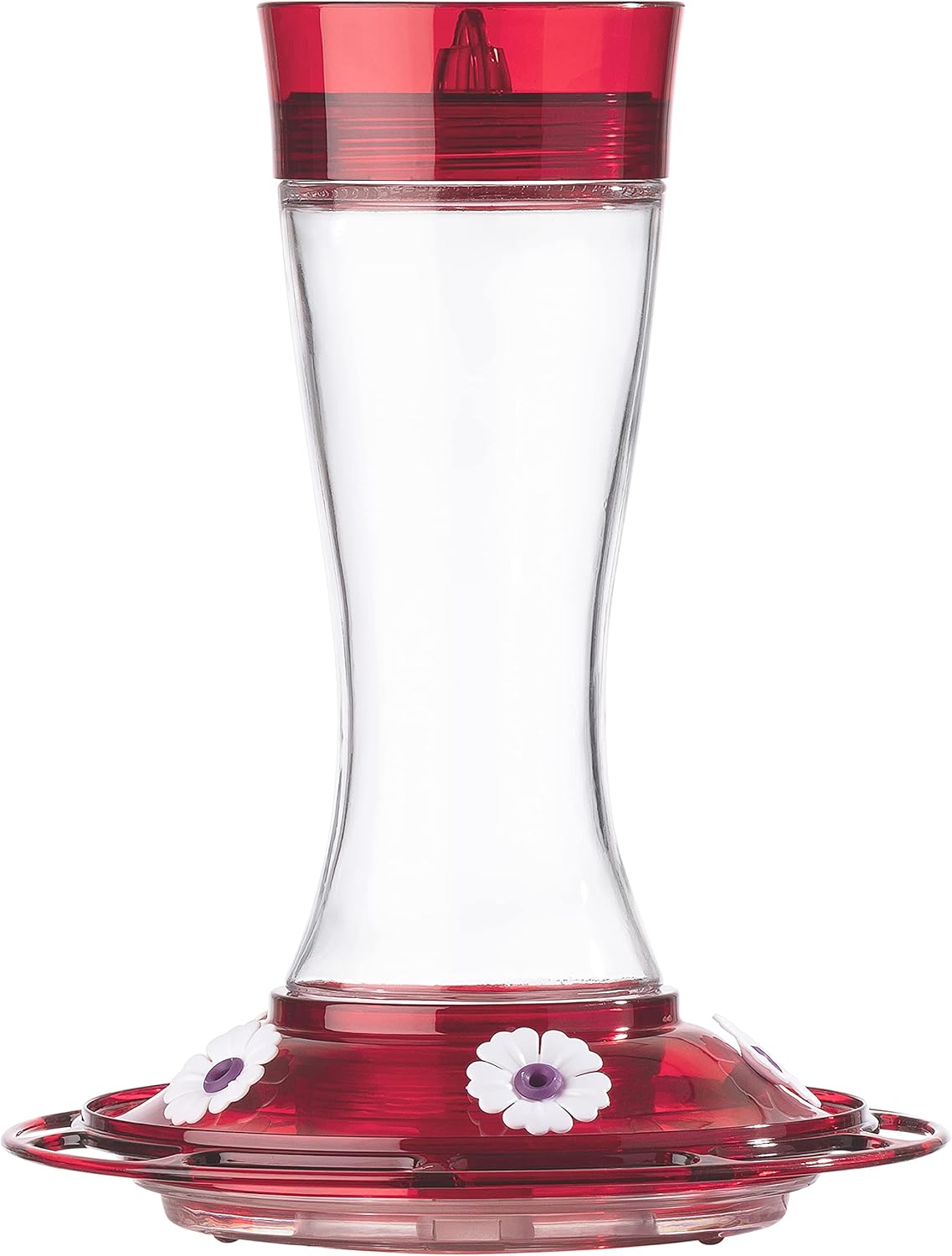 Glass Hummingbird Feeder, 5 Feeding Stations, 20 Ounces D5306