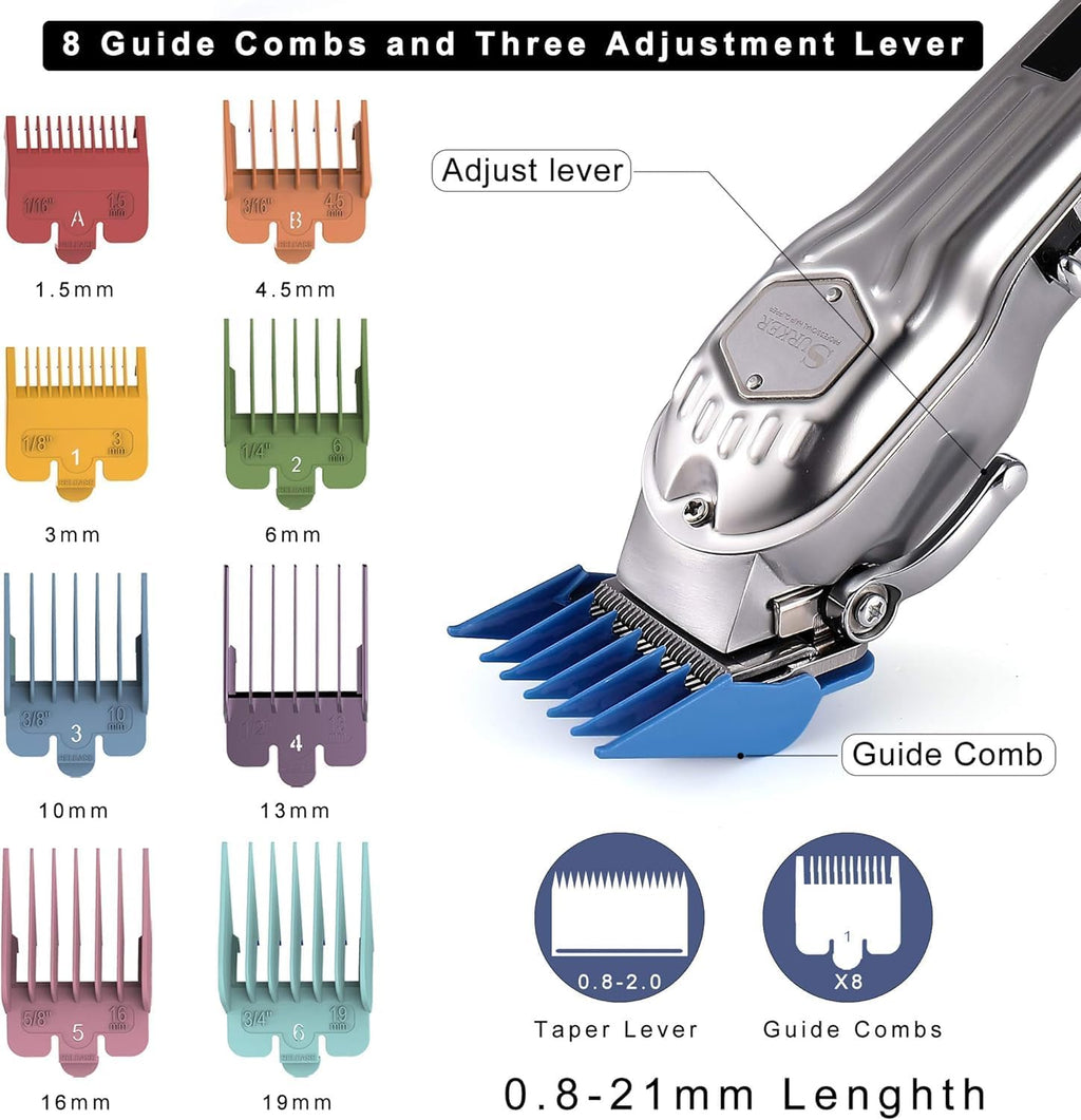 Mens Hair Clippers Cord Cordless Hair Trimmer Professional Haircut Kit R2093