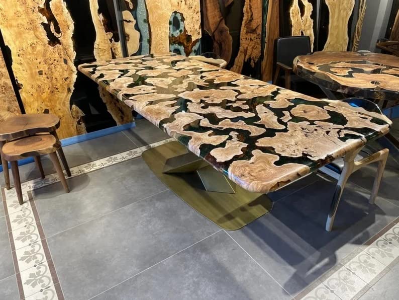 Large Epoxy Table, 36 x 20inches B649789