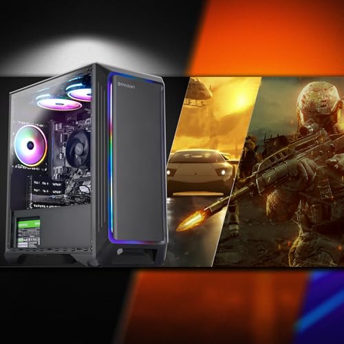 AMD Ryzen7 5700G 3.8GHz 1TB NVME SSD 16GB DDR4 RAM 3200 550W PSU Gaming PC Desktop N8029