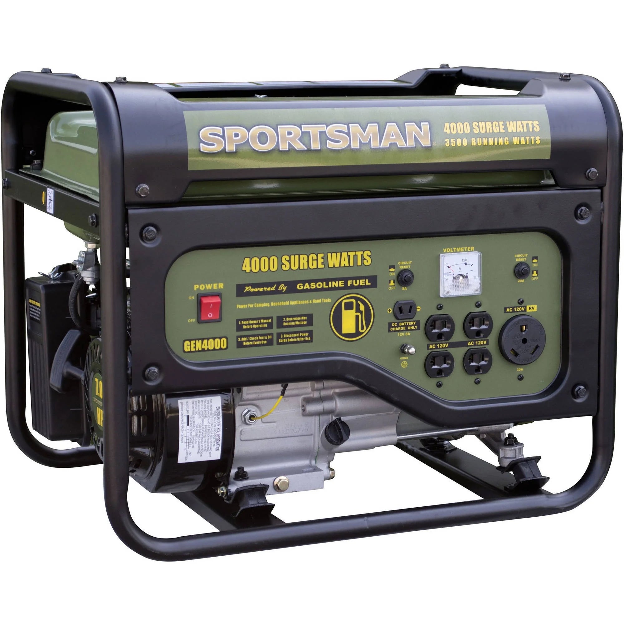 4000W Portable Gasoline Generator U96414
