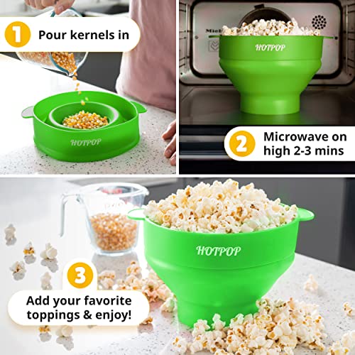 Silicone Microwave Popcorn Popper (Cherry) Q904957