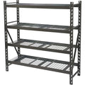 4-Tier Industrial Steel Shelving Unit, 8,000-Pound Load Capacity, 77" W x 24" D x 72" H G34466