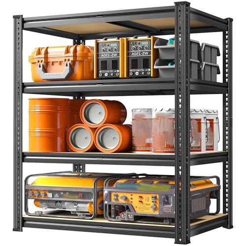 5-Tier Adjustable Metal Garage Shelving 72.1" H (2 Pack) E96119