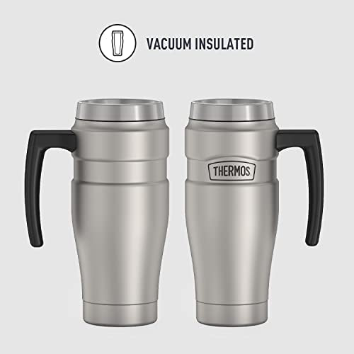 16 Ounce Stainless Steel Vacuum-Insulated Travel Mug K457469