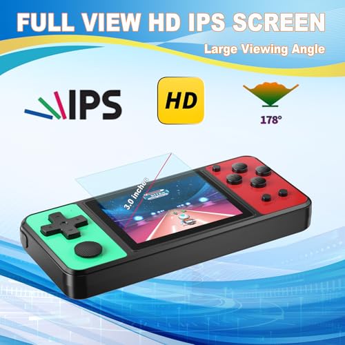 Blue-Red 3.0" IPS Screen Handheld Games Player N790889