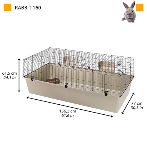 Black Rabbit Cage, 156.5 x 77 x 61.5 cm Y1580
