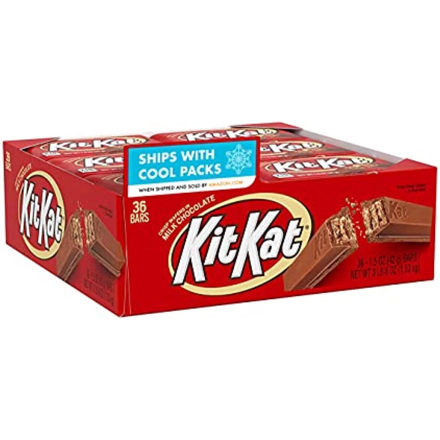 1.5 Oz Milk Chocolate Wafer Candy Bars (36 Count) D234