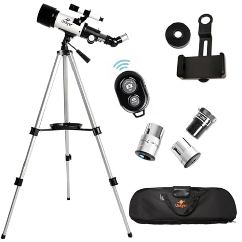 70mm Aperture 400mm AZ Mount Refracting Telescope with Carry Bag A833610