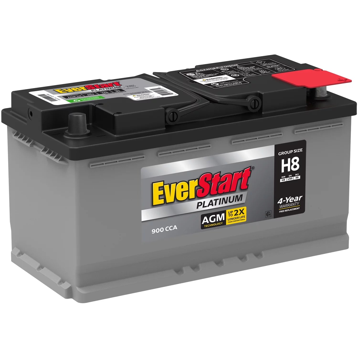 AGM Battery, Group Size H8, 12 Volt, 900 CCA S594