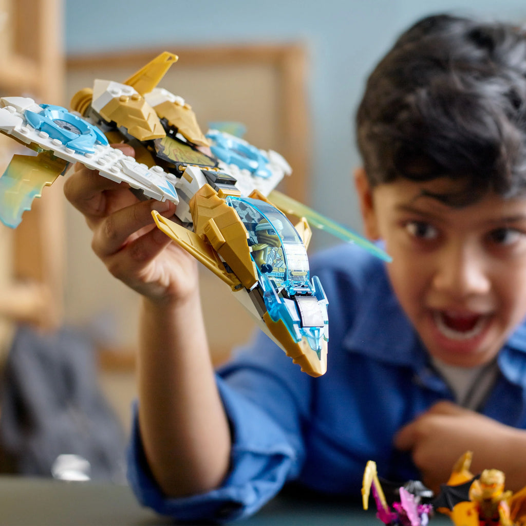 Zane's Golden Dragon Jet Toy Plane Set Z354