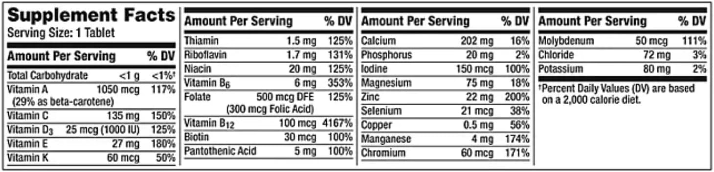 275 Tablets Multivitamin J114615