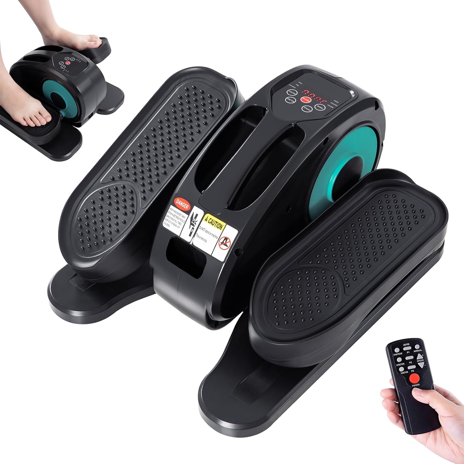 Electric Seated Pedal Exerciser with LCD Monitor and Remote Control Z5581