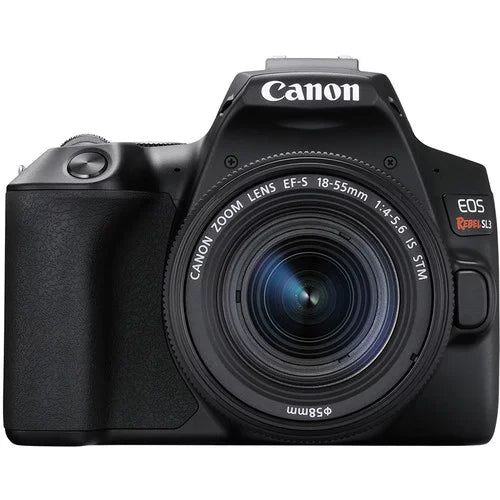 Black DSLR Camera with 18-55mm Lens H272637