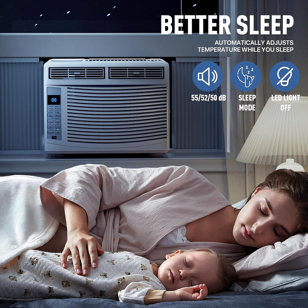 6000 BTU 115V Smart Window AC S9330