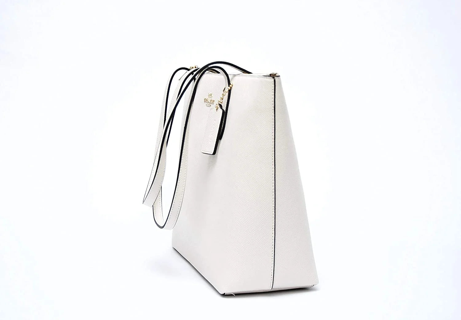 Leather Zip Top Tote E59153