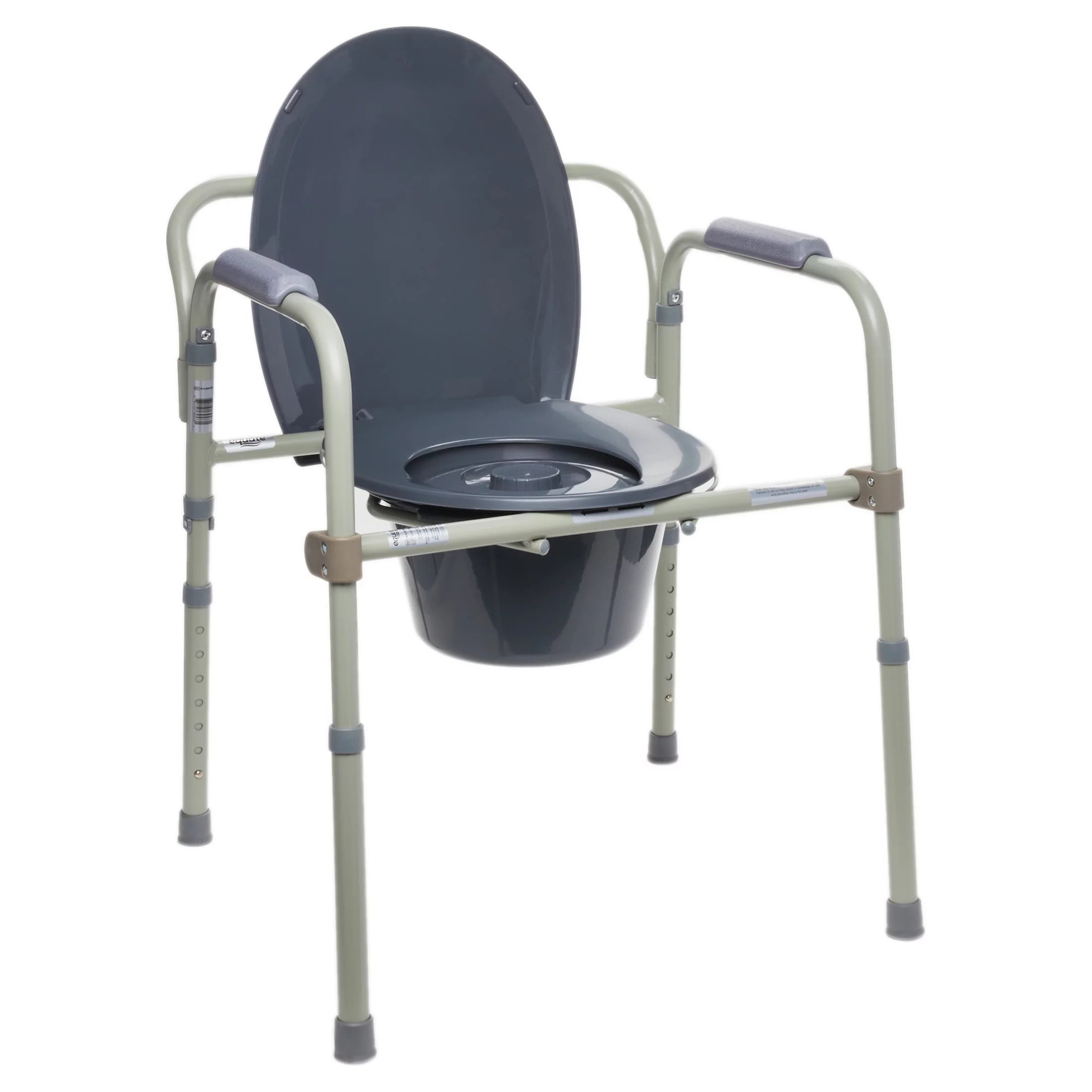 Steel Foldable Bedside Toilet Commode X1079