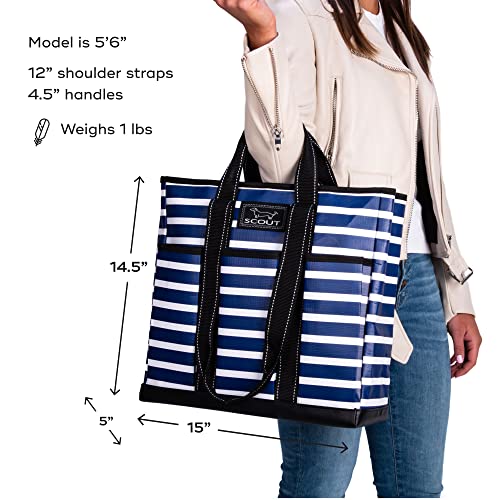 Large Work Tote Bag with 6 Exterior Pockets K6181