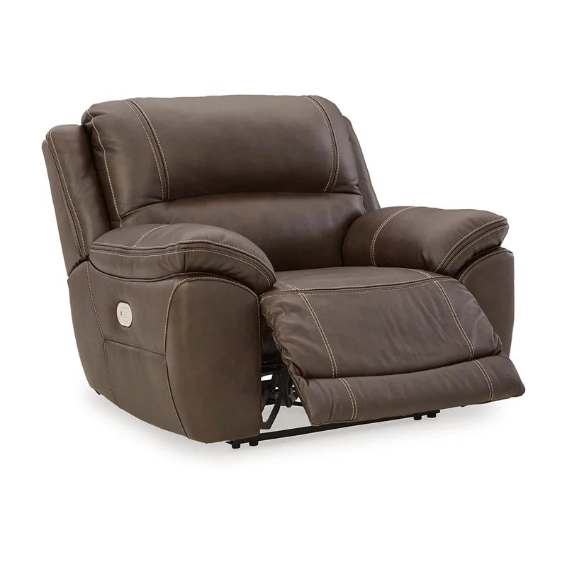 Dark Brown Leather Recliner S648901