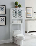 White Over the Toilet Bathroom Storage Cabinet F30291