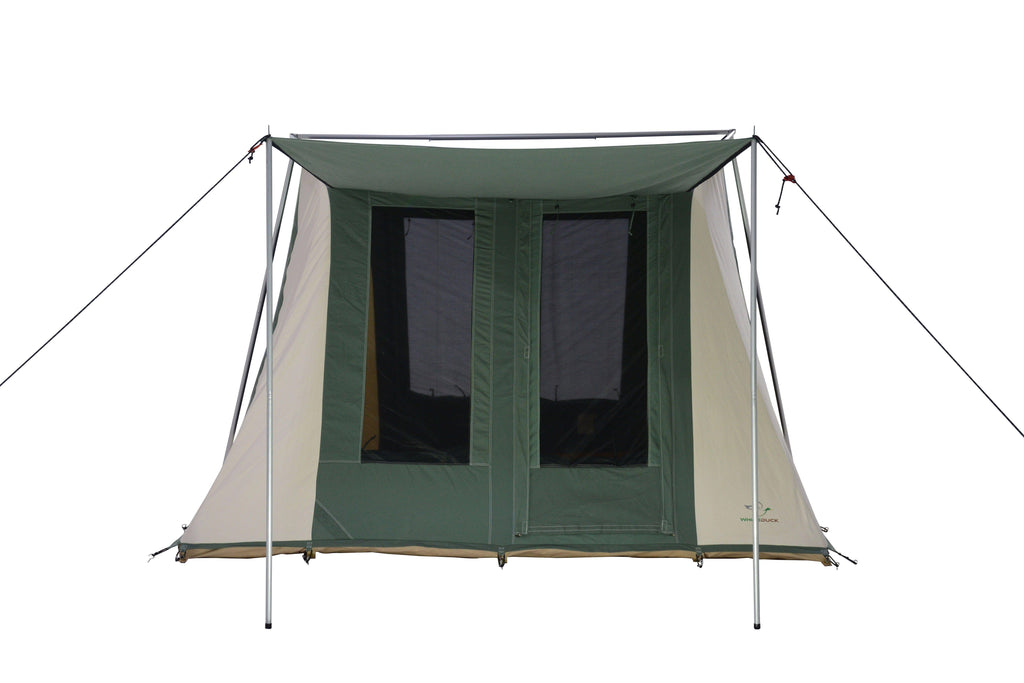 Brown Cotton Canvas 10x10 Cabin Tent E403199