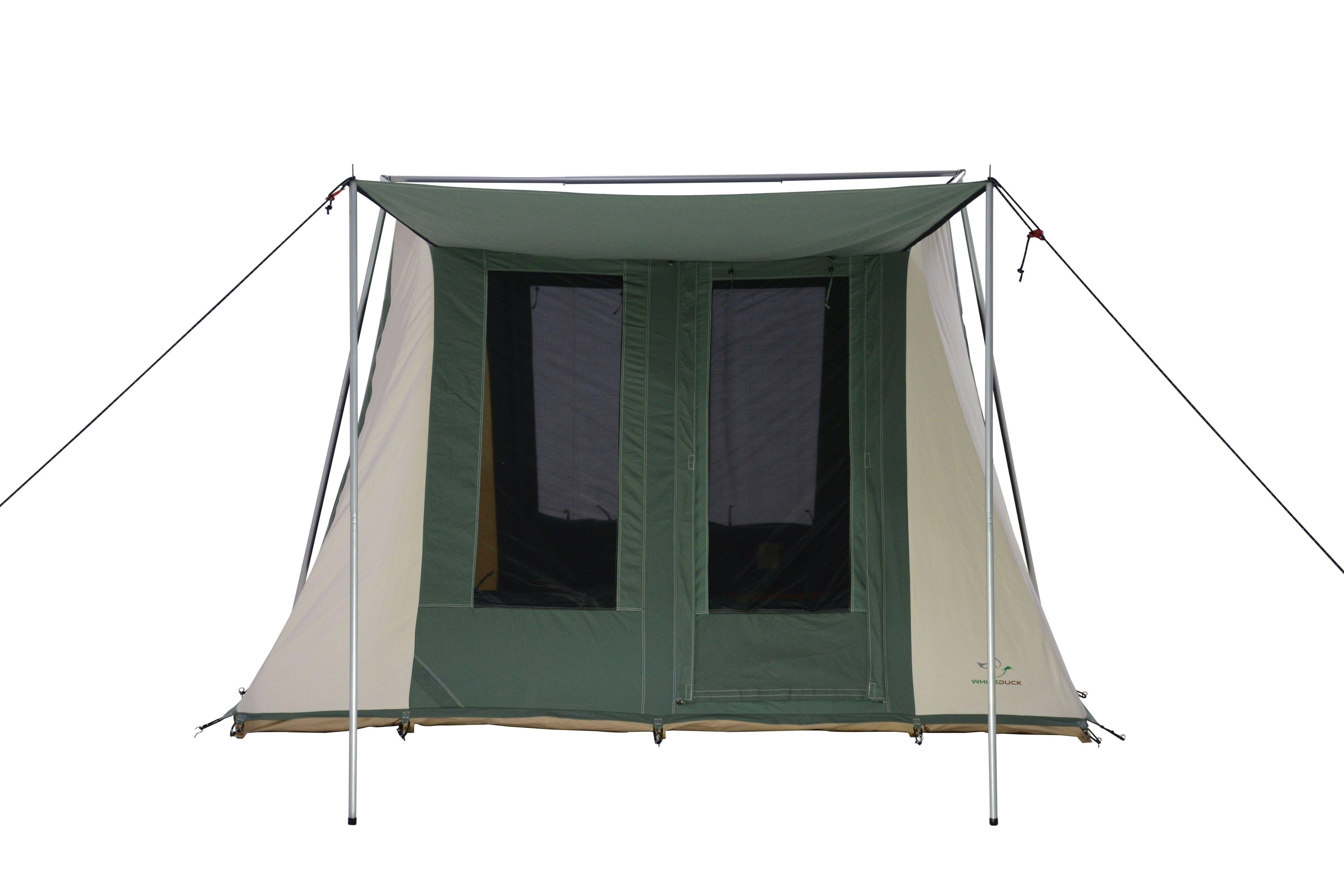 Brown Cotton Canvas 10x10 Cabin Tent E403199
