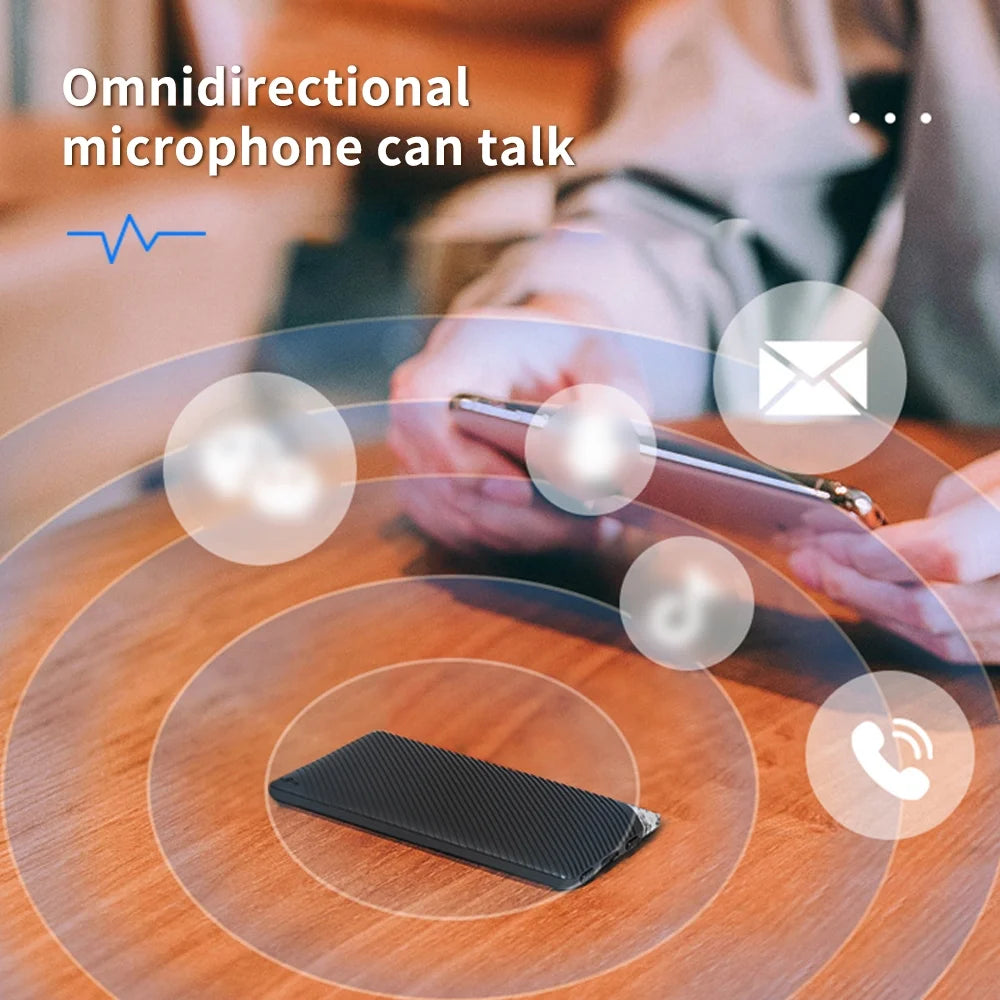 Bone Conduction Speaker BT Speakers Mini Portable Stereo Sound Built-in Mic Sound Box V431965