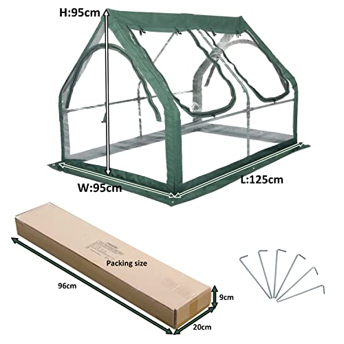 Portable Greenhouse with PVC Cover E27998
