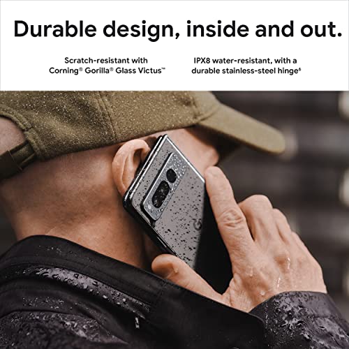 Obsidian 256 GB Foldable 5G Smartphone with Telephoto and Ultrawide Lens W907