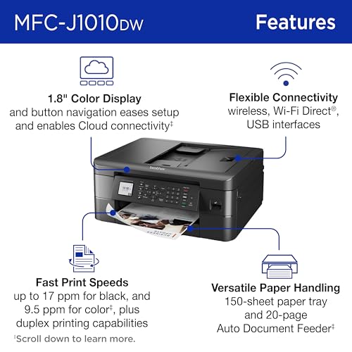 Wireless Color Inkjet All-in-One Printer with Duplex Printing R393