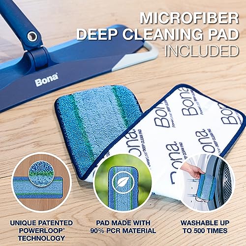 Microfiber Floor Mop with Microfiber Cleaning Pad and Microfiber Dusting Pad Q915