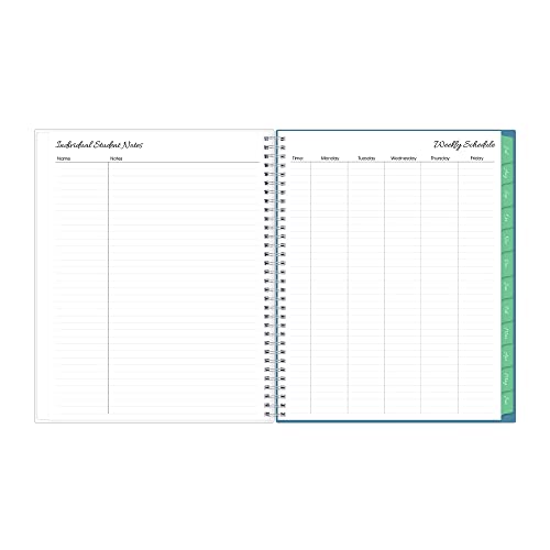 8.5" x 11" Wirebound Weekly and Monthly Lesson Planner U326575