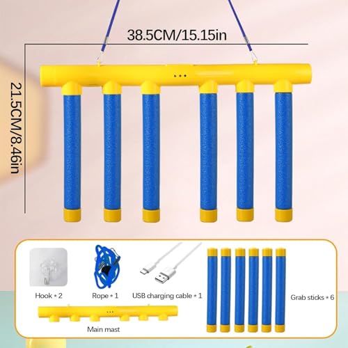 Blue Adjustable Speed Catching Sticks Game O66920