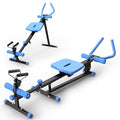 4-in-1 Exercise Equipment Rowing Machine Leg Press Machine Ab Glider Machine Roman Chair Z36537