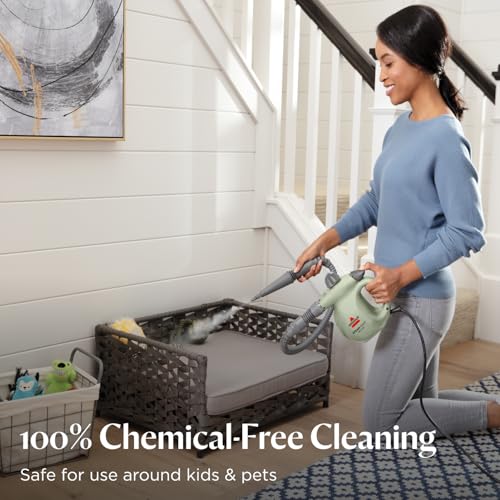 handheld pressurized steamer with 10 cleaning tools J6287