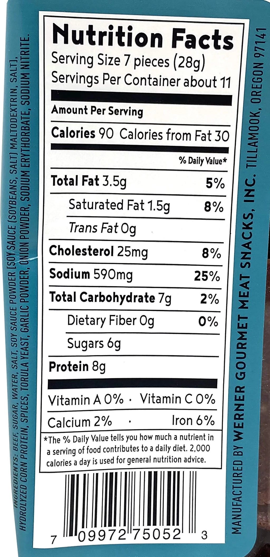 Teriyaki Beef Jerky 11.8 Ounces B128