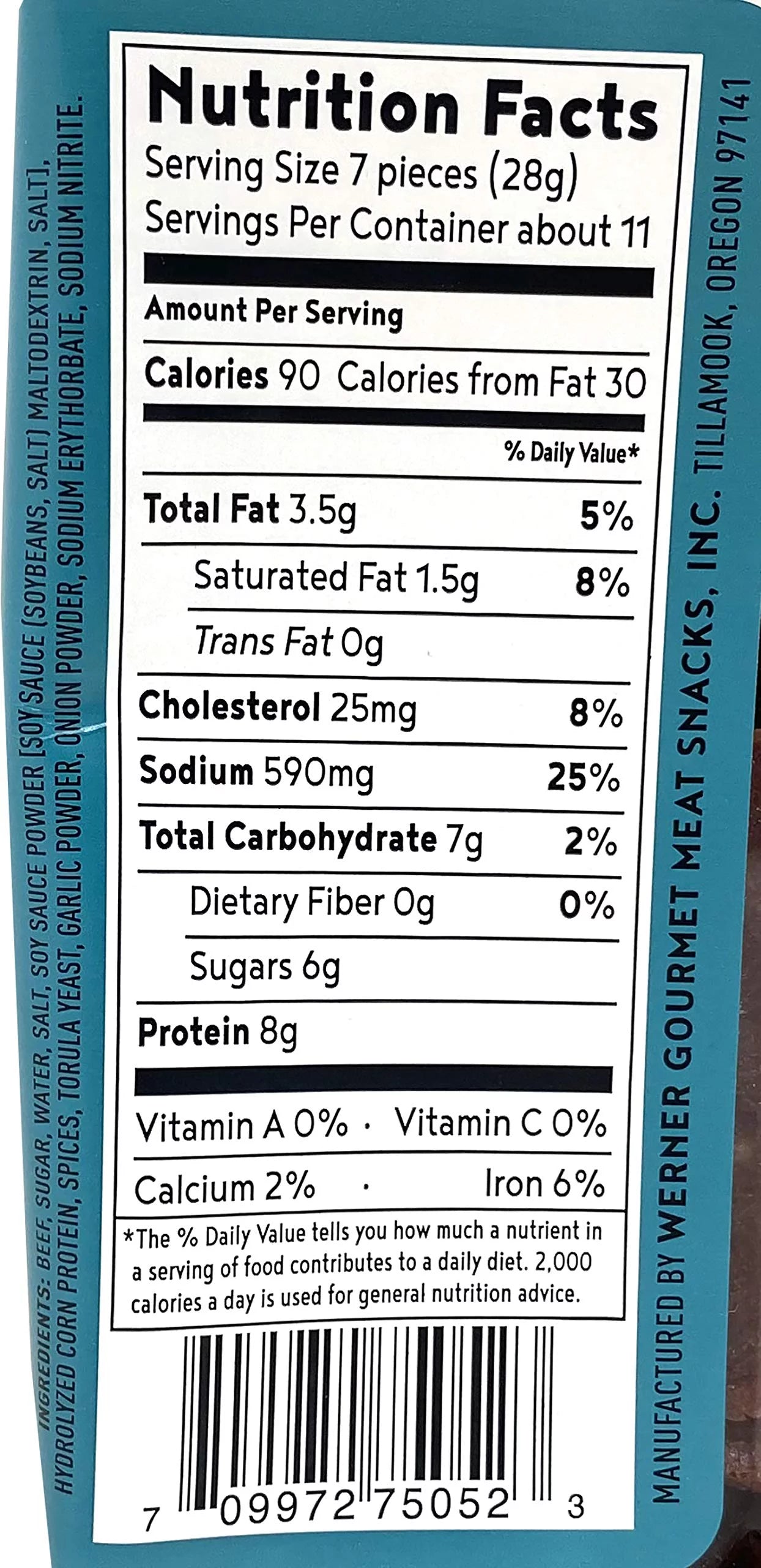 Teriyaki Beef Jerky 11.8 Ounces B128