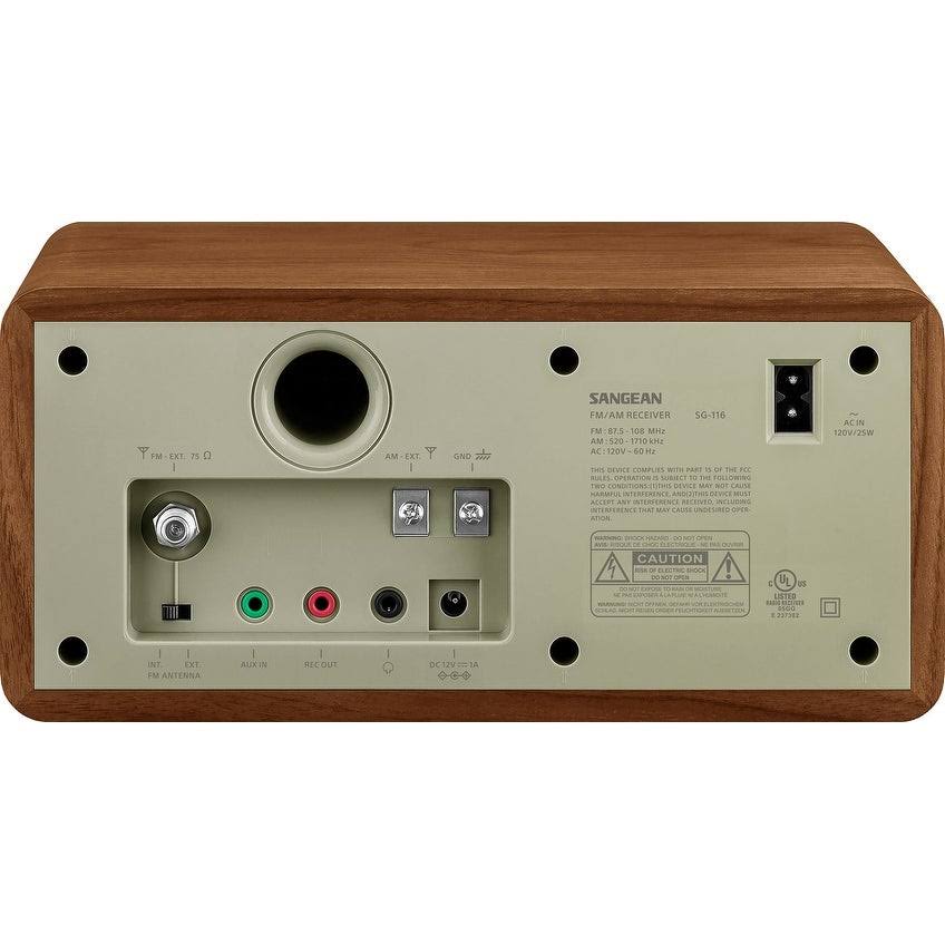 Wood Cabinet AM/FM Analog Radio P52210