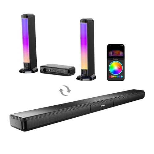 5.0ch Sound Bar with RGB Light, Bluetooth 5.3 E32368