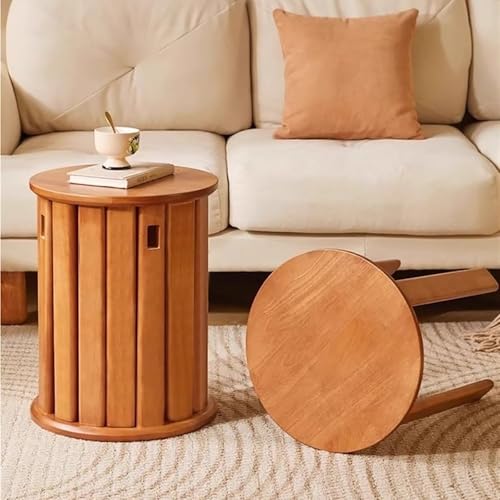 Stackable Stools Set of 4 Wood W342