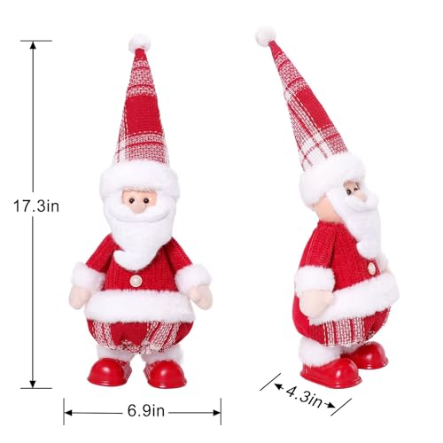Red & White Singing & Dancing Santa Claus B41514