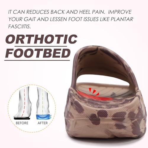 Mens Recovery Sandals Open Toe Sport Slides V46937