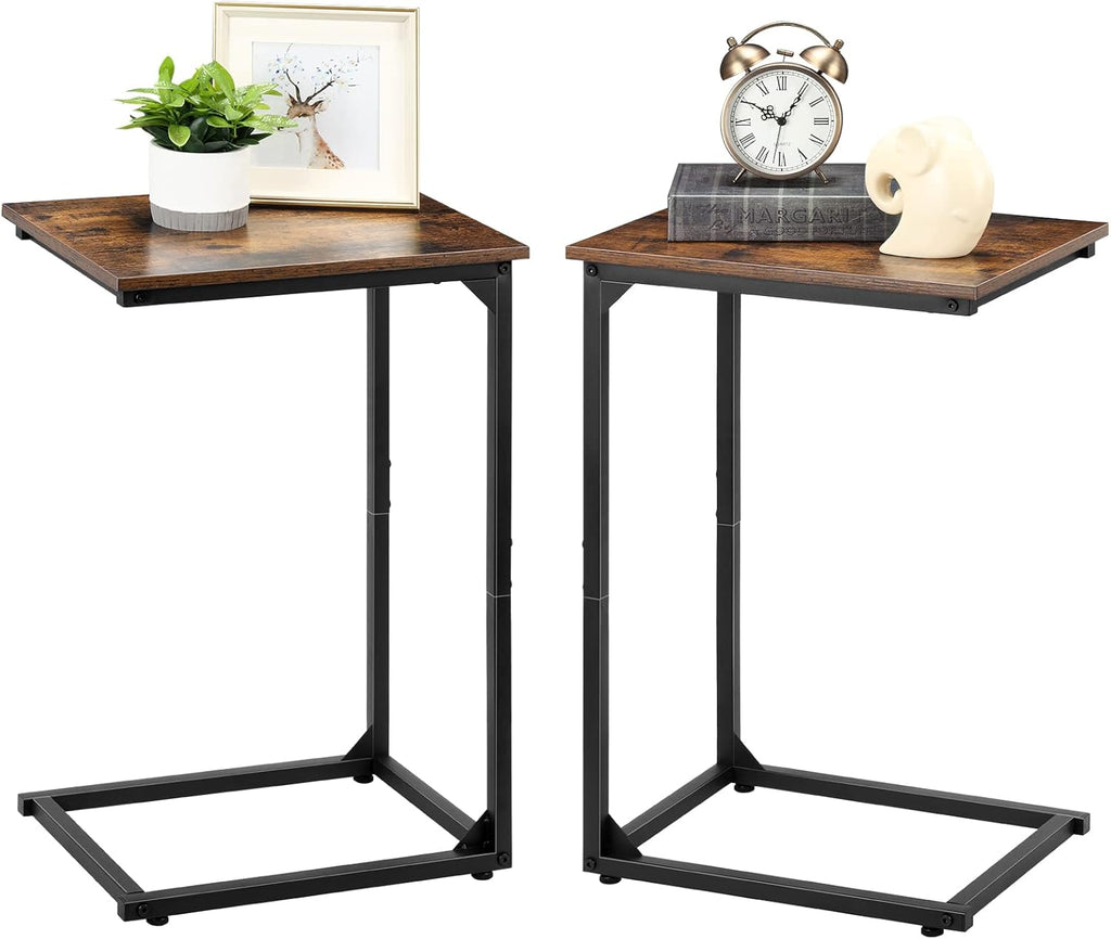 C Shaped Side Table Set of 2 J822
