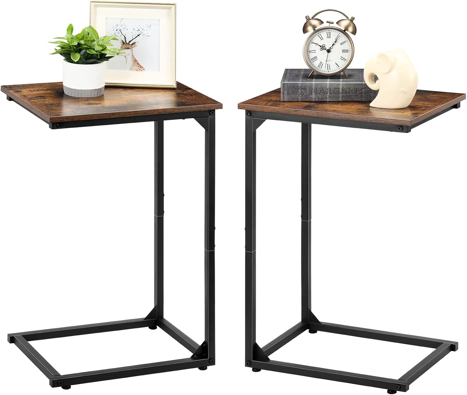 C Shaped Side Table Set of 2 J822